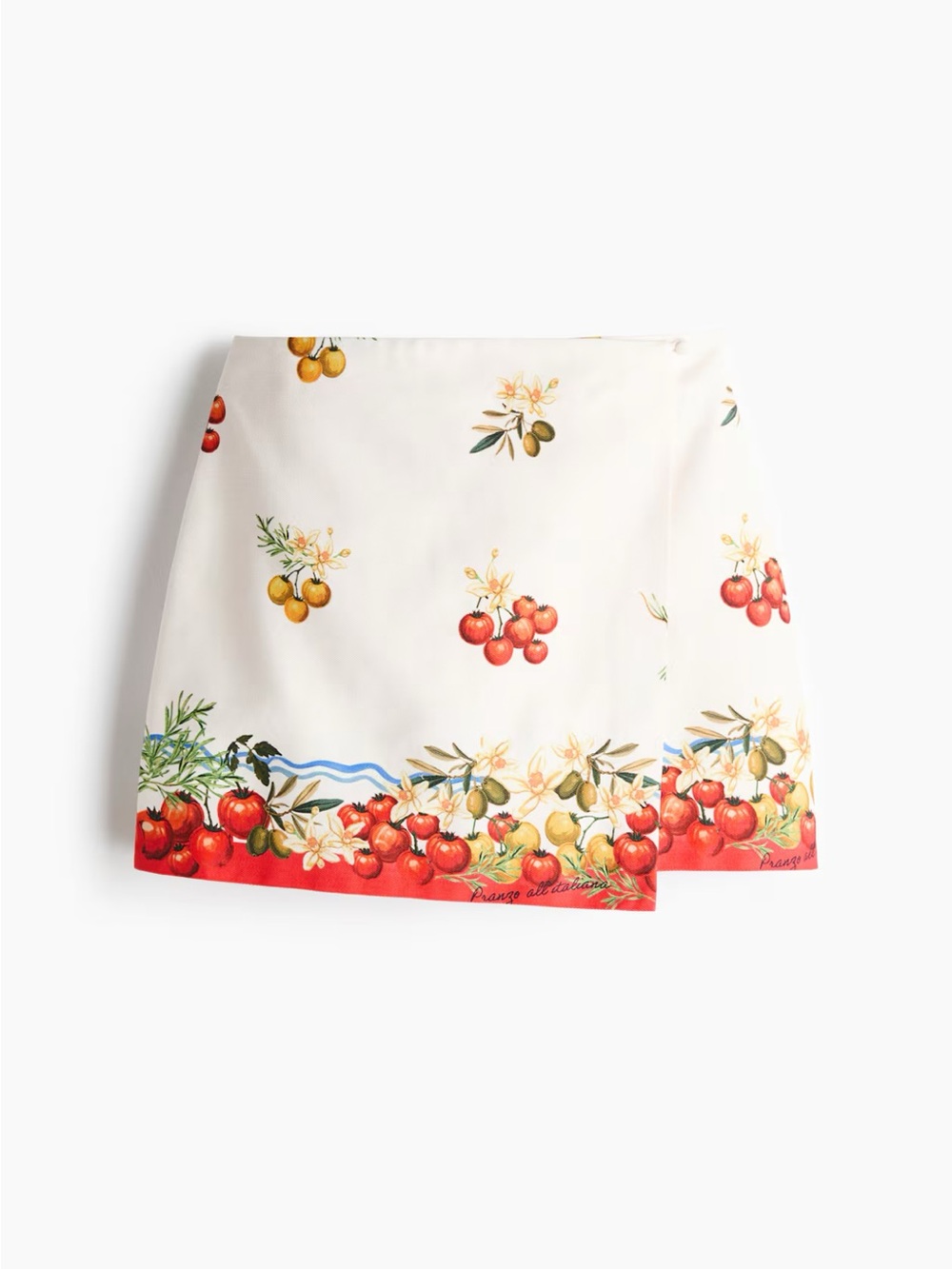 Cotton Wrap Skirt